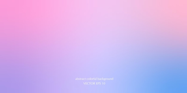 Vector abstract colorful background blurred gradient pastel colors palette for wallpaper Soft gradient in blue purple cyan and pink