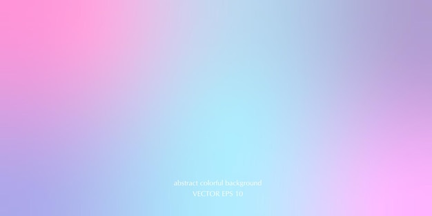 Vector vector abstract colorful background blurred gradient pastel colors palette for wallpaper soft gradient in blue purple cyan and pinkxa