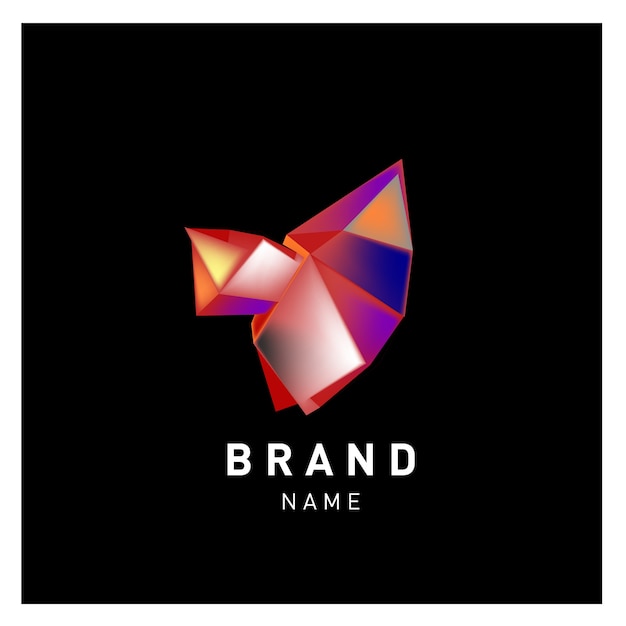 Vector abstract colorful logo design