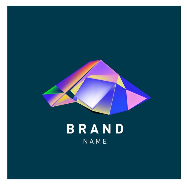 Vector abstract colorful logo design