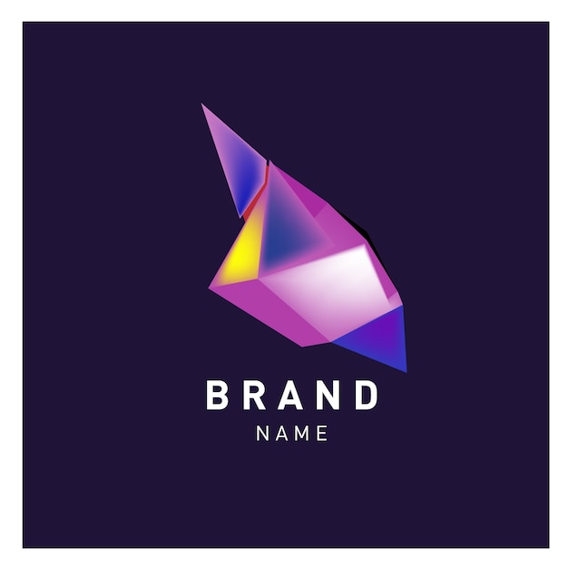 Vector abstract colorful logo design