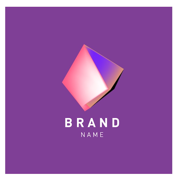 Vector abstract colorful logo design