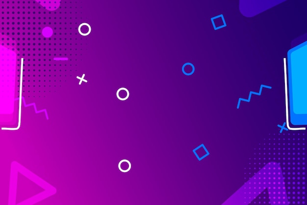 vector abstract colorful shapes background