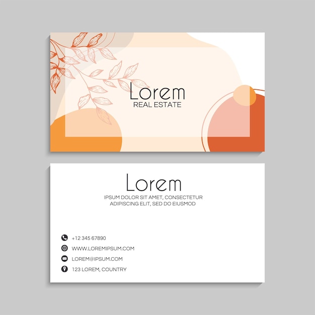 Vector abstract creative business cards set template vector illustration