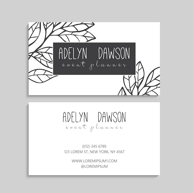 Vector abstract creative business cards set template Vector illustration