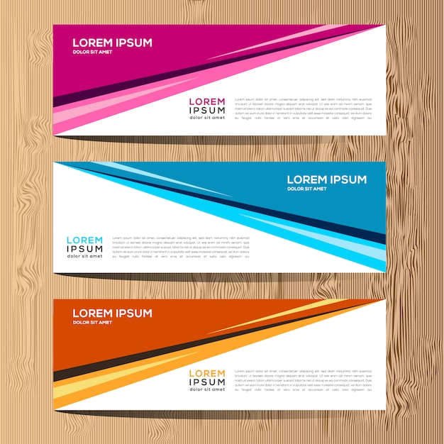 Vector vector abstract design for banner web