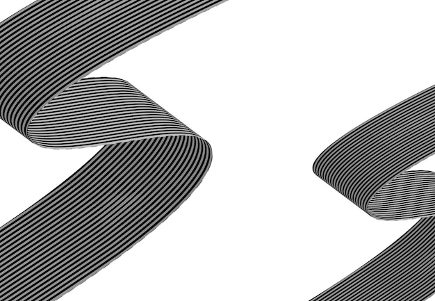 Vector Abstract Elegant black and grey strips Background.