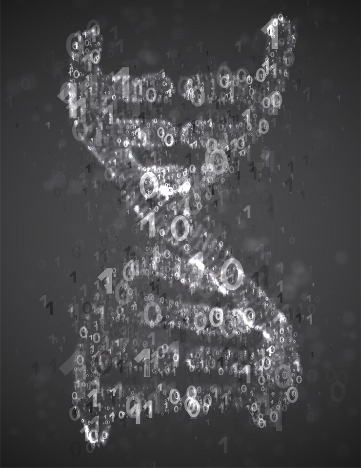 Vector vector abstract element wetenschappelijk onderzoek en behandeling van ziekten dna