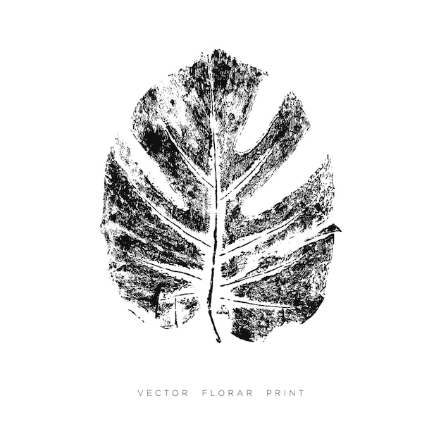 Vector vector abstract floral print black and white template image for card poster