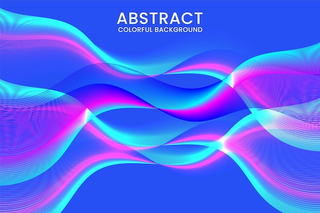 Vector Abstract flow blauwe achtergrondcurven lijnelementcurven golf 3d curven lijneffect