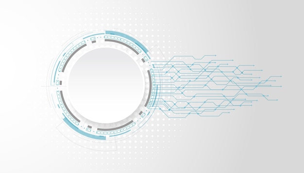 テクノロジーの背景にベクトル抽象的な未来的な回路板