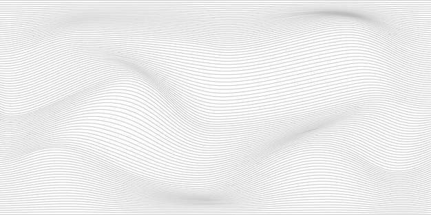 Vector abstract geometric background curved lines
