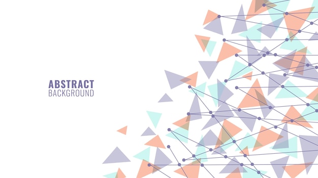 ベクトル ベクトルの抽象的な幾何学的な背景デザイン