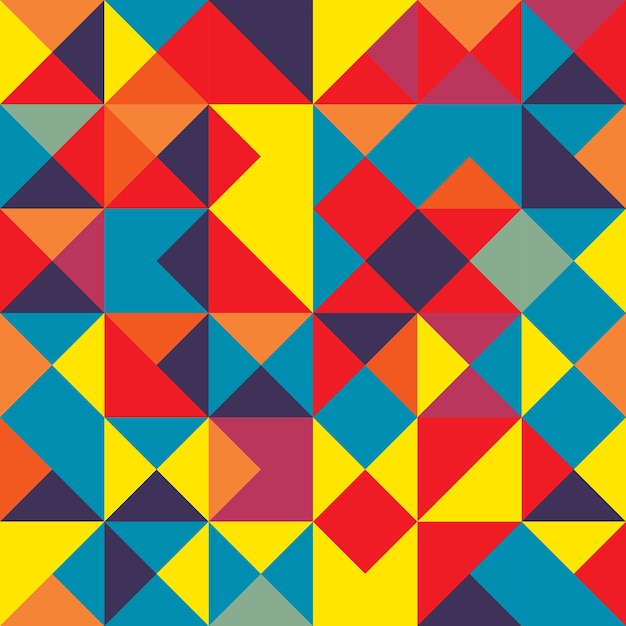 Vector vector abstract geometric cube and triangle angular colorful pattern background for layout design