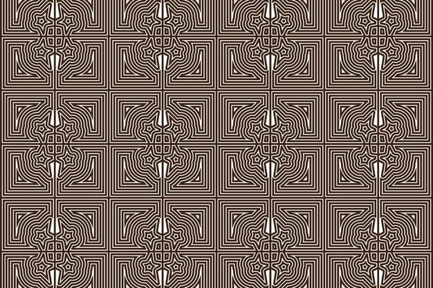 Vector abstract geometric pattern