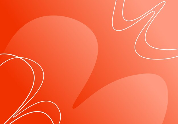 Vector abstract gradient background orange