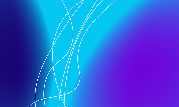 Векторный абстрактный градиент с красивой градацией синего фона Шаблон горизонтальный для баннерной карты в социальных сетях