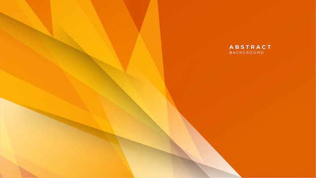Vector abstract grafisch ontwerp oranje banner patroon presentatie achtergrond web sjabloon