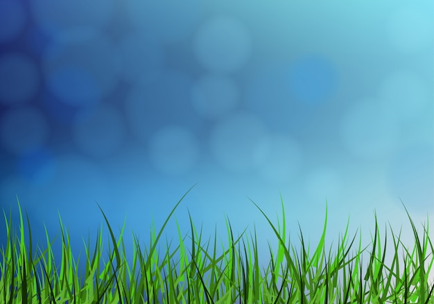 Vector abstract grass background