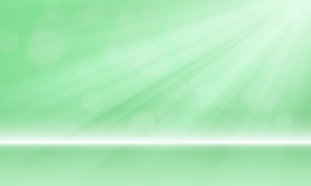 Векторный абстрактный зеленый фон с легкой иллюстрацией вектора боке