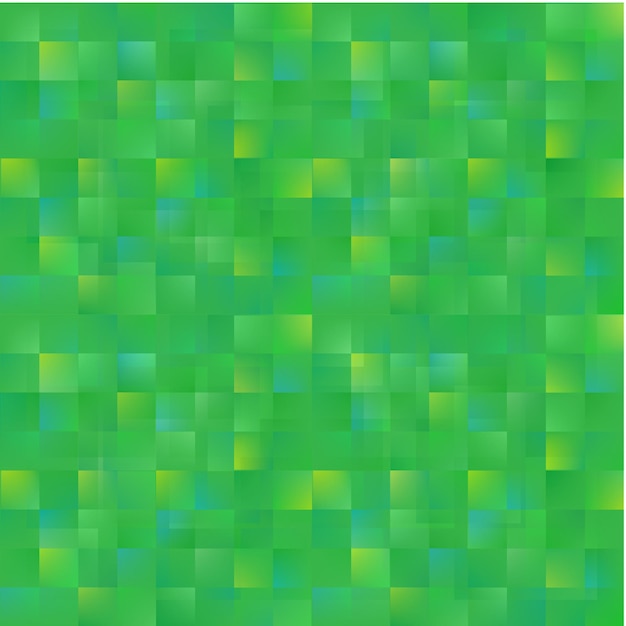 Vector abstract green shiny geometric squares background