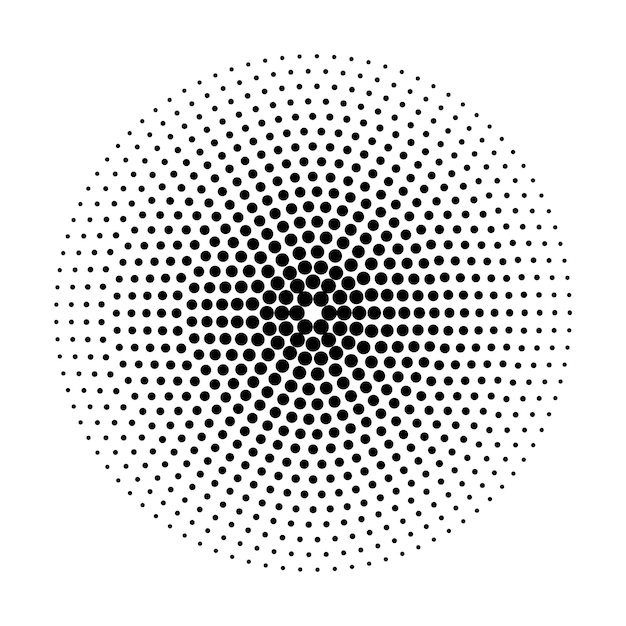 Vector abstract halftone pattern