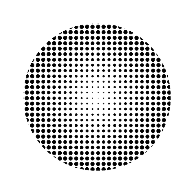 Vector abstract halftone pattern