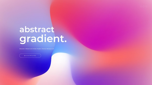 Vector abstract kleurrijke blend gradiënt achtergrond