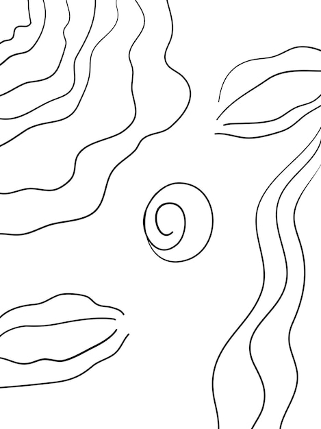 Vector abstract lines background