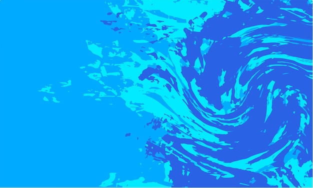 Vector abstract liquid grunge blue tosca background