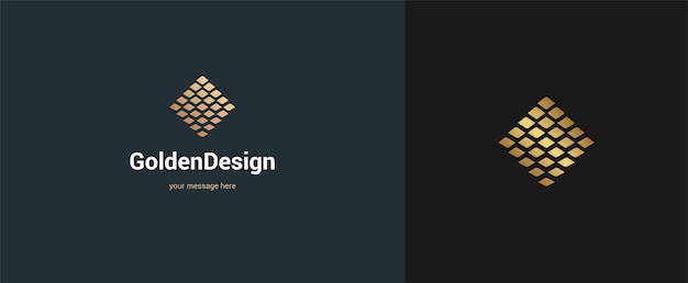 Векторный абстрактный дизайн эмблемы логотипа элегантный современный минималистичный стиль Премиум бизнес геометрический символ логотипа для фирменного стиля