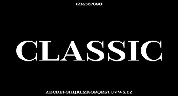 vector abstract modern urban alphabet font