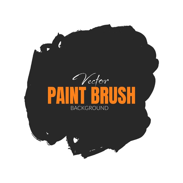 Vector abstract paint brush post design