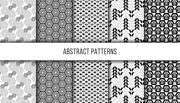 Vector abstract patroon collectie design