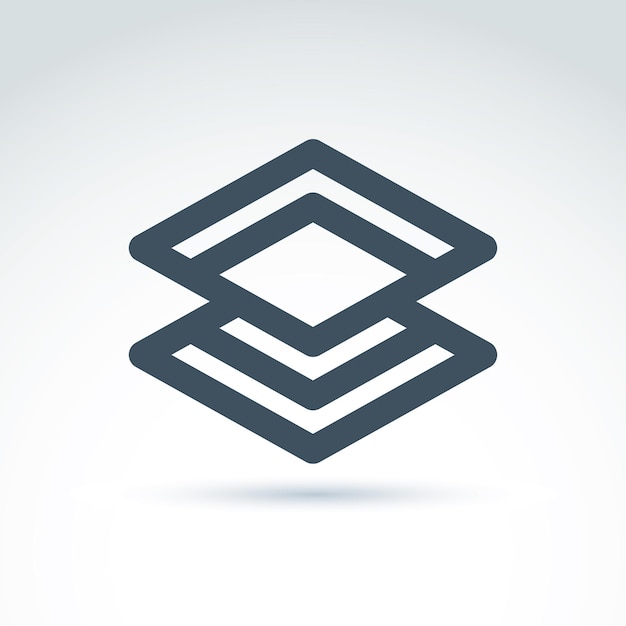 Vector abstract pictogram, abstract symbool.