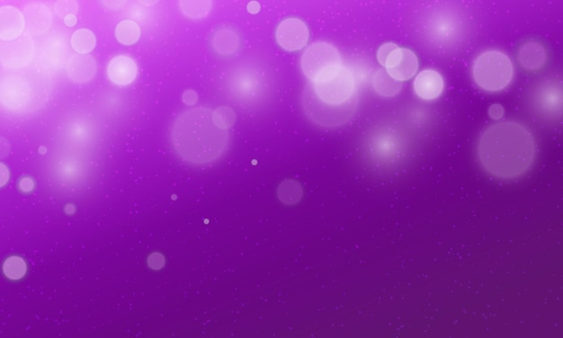 Vector abstract purple bokeh lights effect background