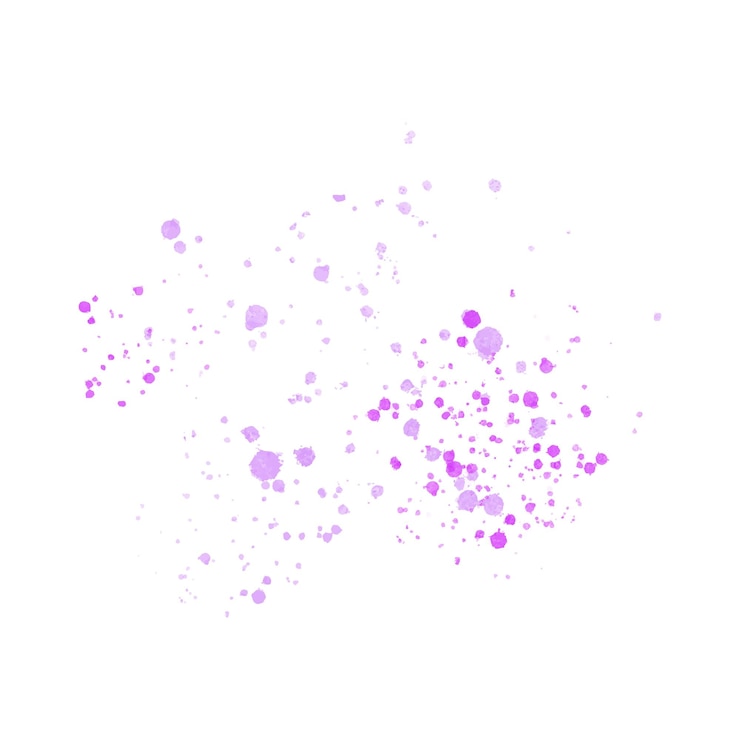 Vector vector abstract purple watercolor paint brush splash and splatter