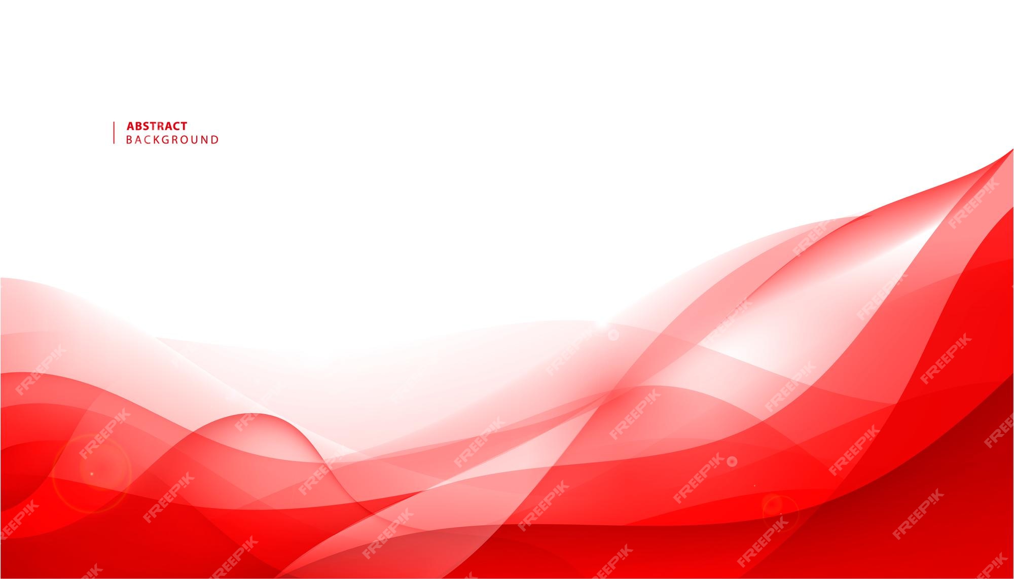 Premium Vector | Vector abstract red wavy background. curve flow motion.