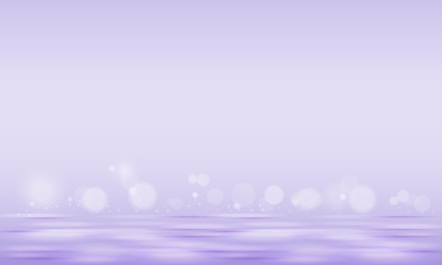 Vector abstract water and bokeh purple background illustration