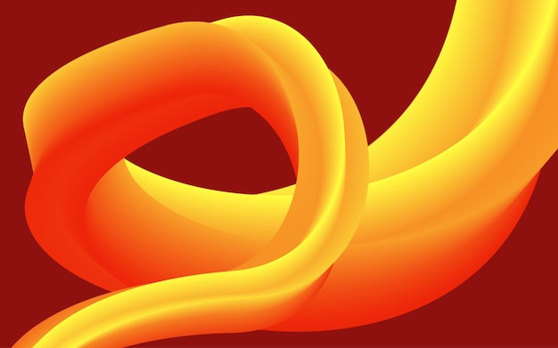 Vector abstract wave design element