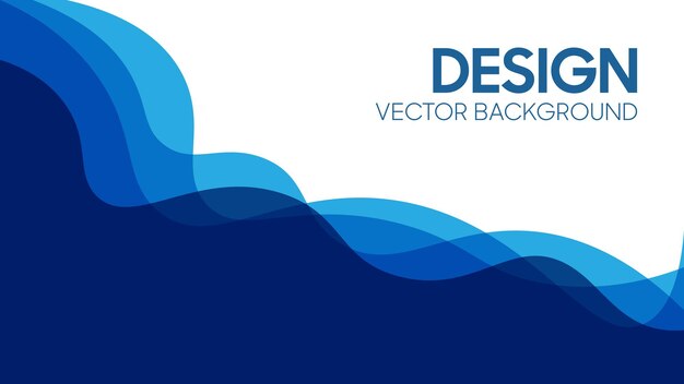 Vector vector abstract wave line colorful landing page flat background vector design