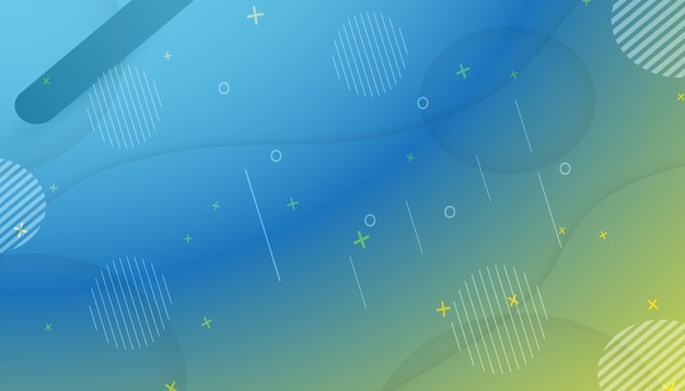 Vector abstract wave line colorful landing page flat background vector design