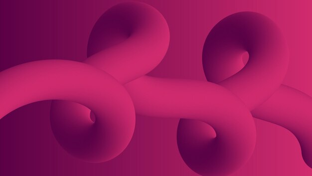 Vector abstracte achtergrond met 3D-vloeibare vormen