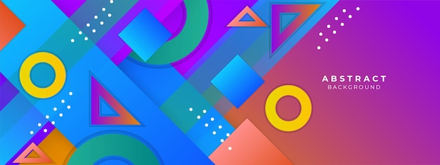 Vector abstracte achtergrond met kleurrijk en modern concept