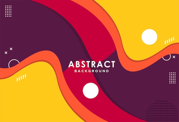 Vector abstracte achtergrond met vloeibare vormen en golvende
