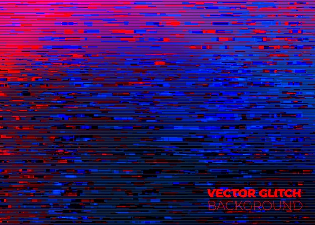 Vector abstracte glitched monitorachtergrond