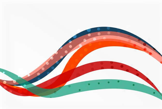 Vector abstracte golf lijnen achtergrond Sjabloon achtergrond voor workflow layout diagram aantal opties of webdesign