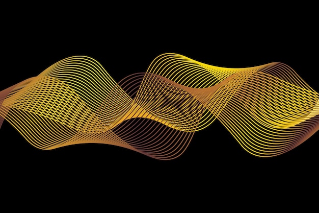 Vector abstracte golfontwerp