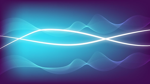 Vector abstracte golven behang