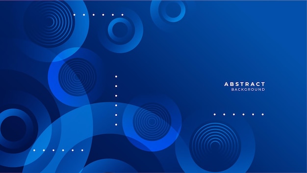 Vector abstracte grafische presentatie ontwerp blauwe banner patroon behang achtergrond web sjabloon